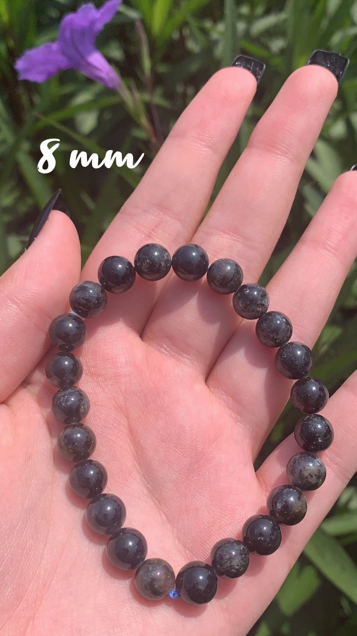Iolite 8mm Bracelet