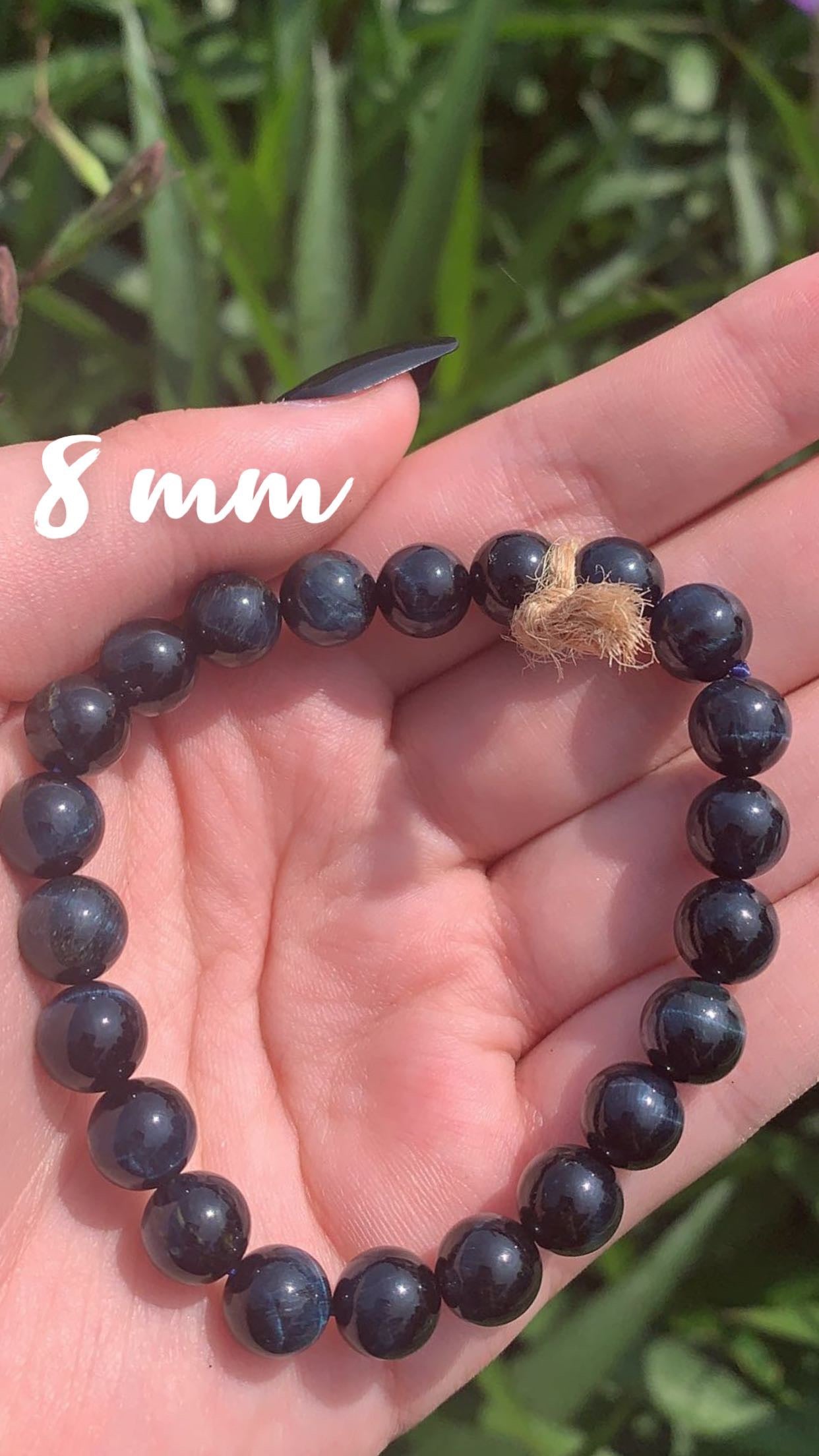 Blue Tiger Eye 8mm Bracelet