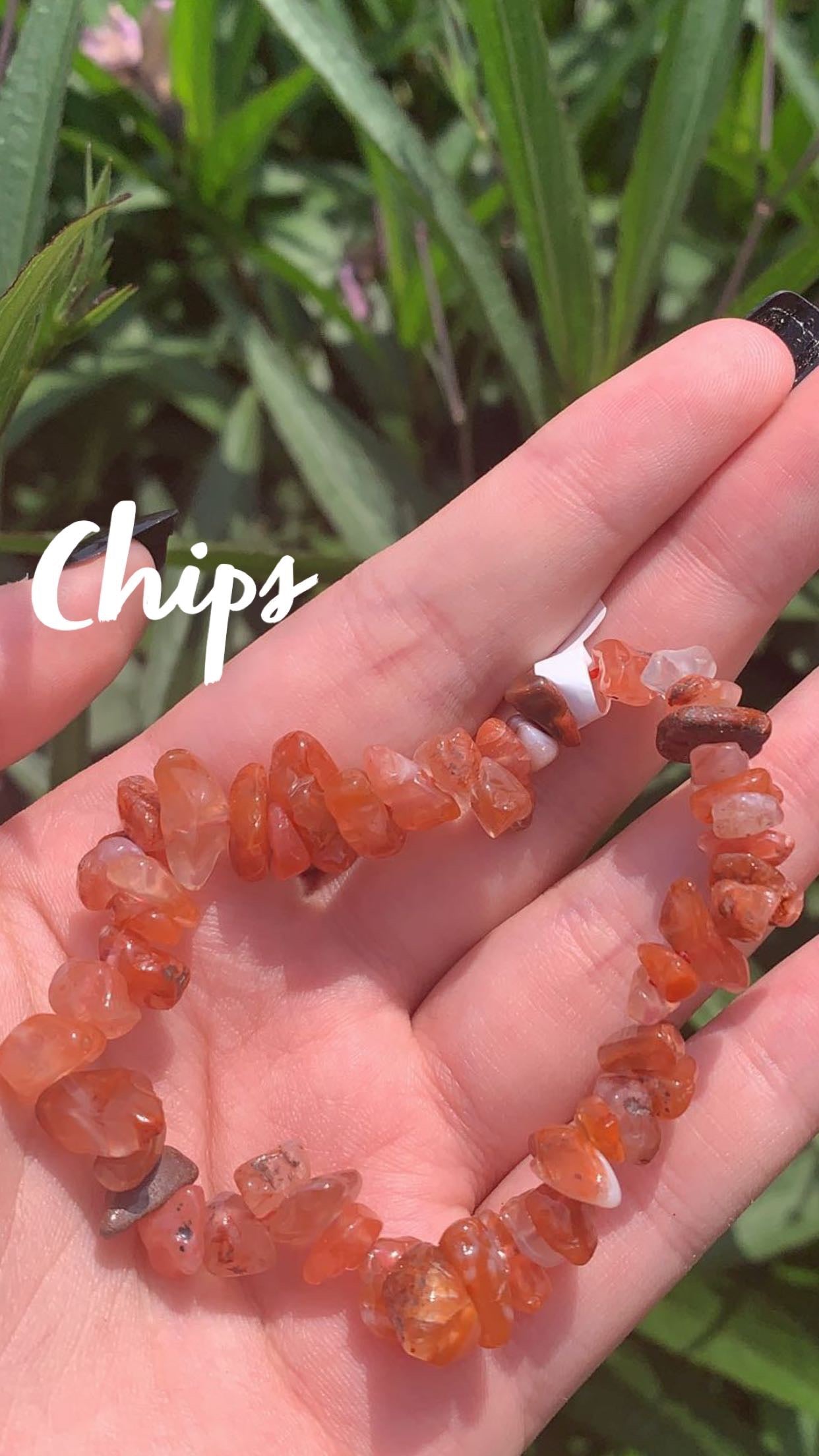 Carnelian Chips Bracelet
