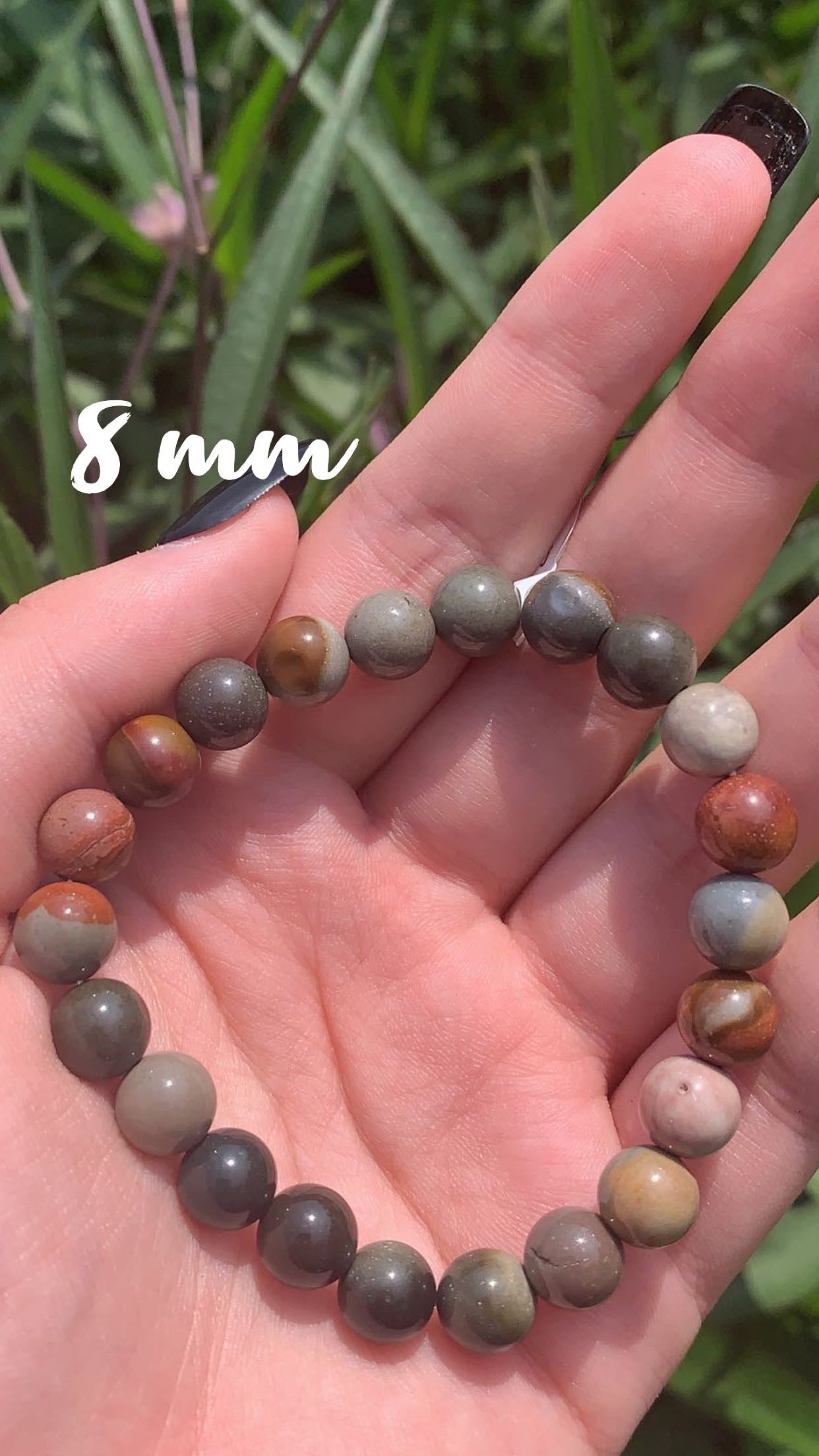 Polychrome Jasper 8mm Bracelet