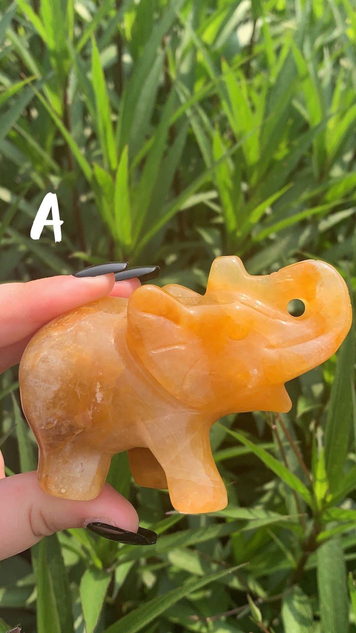 Large Golden Healer Elephant