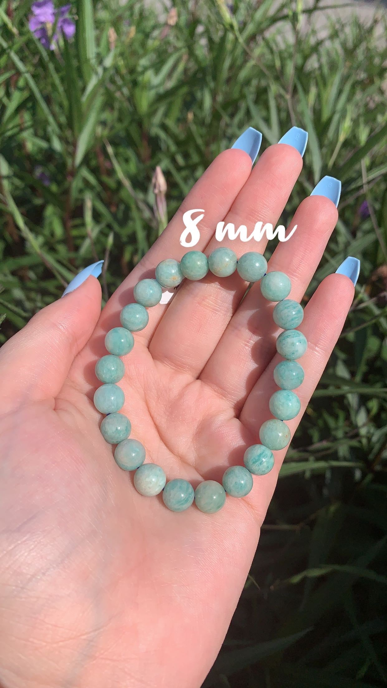 Amazonite 8mm and 10mm Bracelet