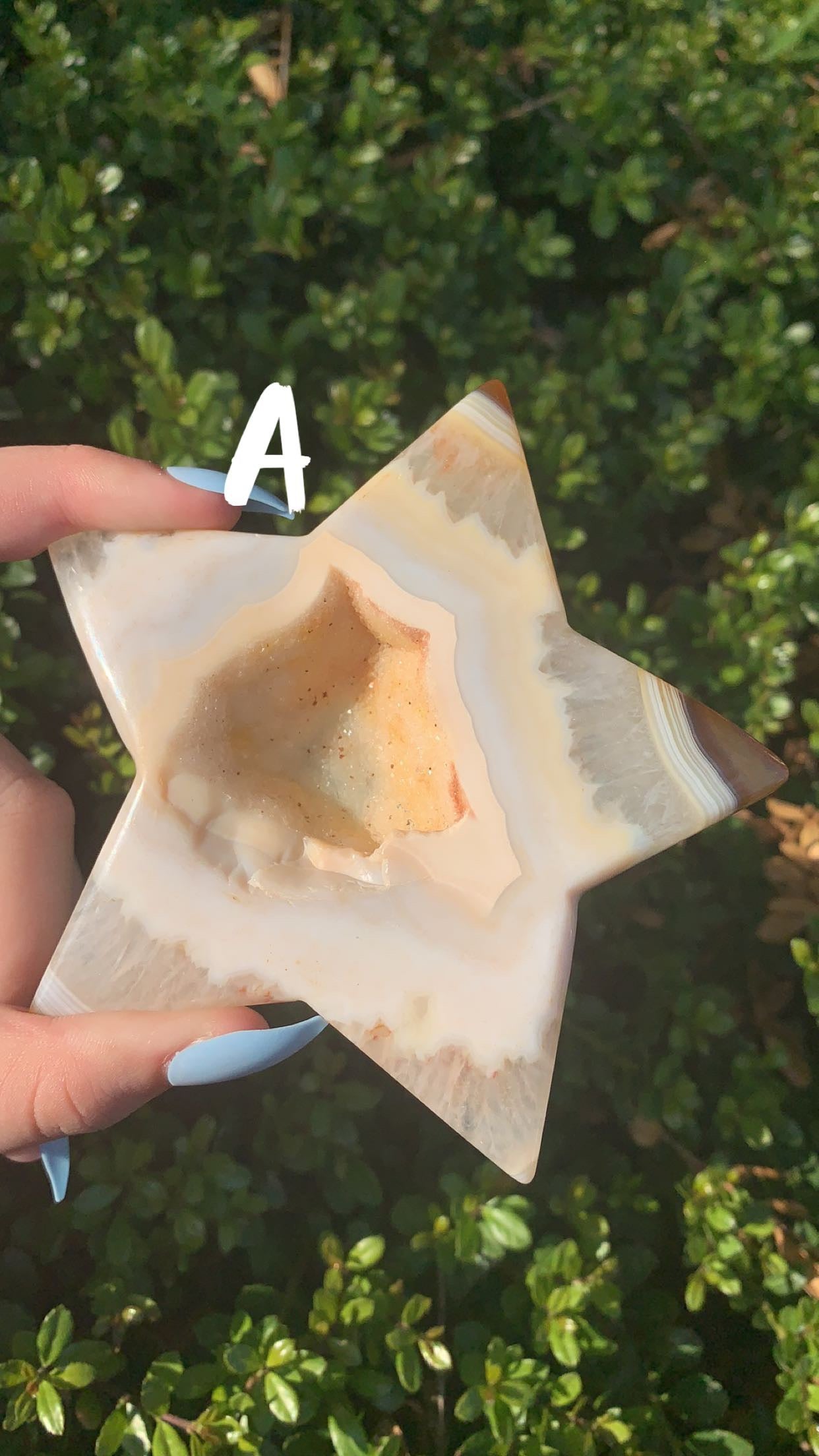 Druzy Agate Stars