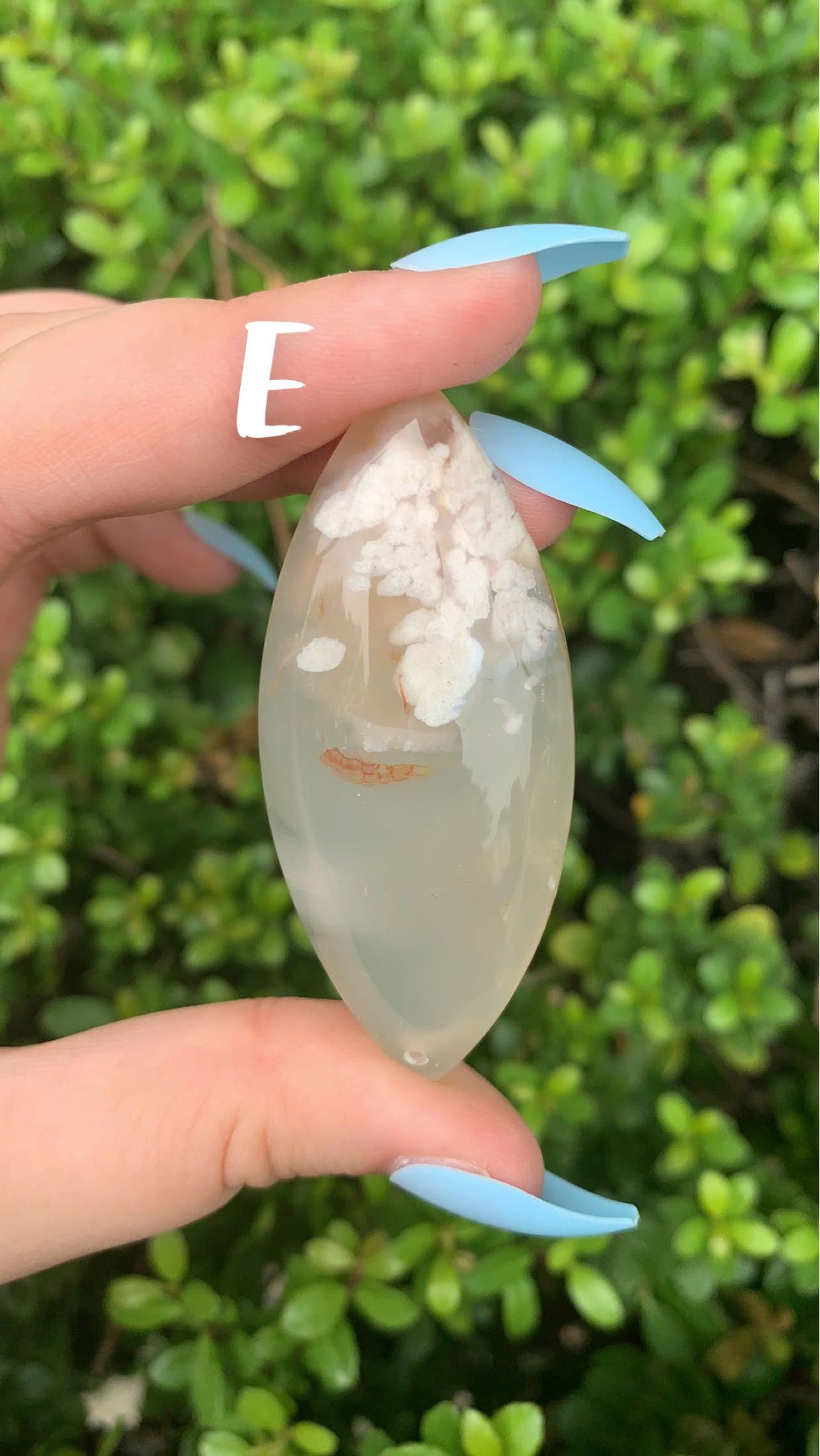 Flower Agate Pendant
