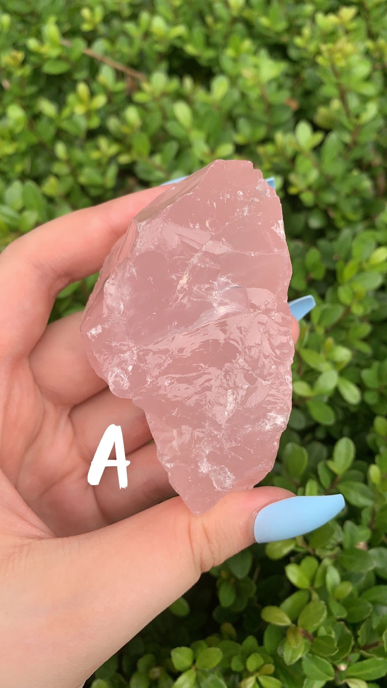 Large Raw Rose Quartz