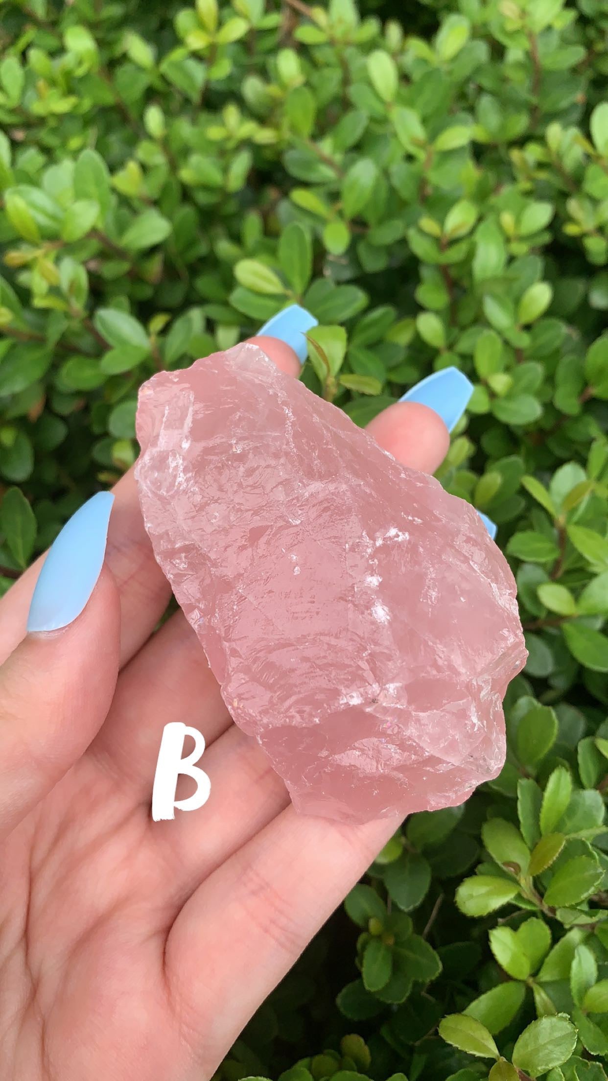 Large Raw Rose Quartz