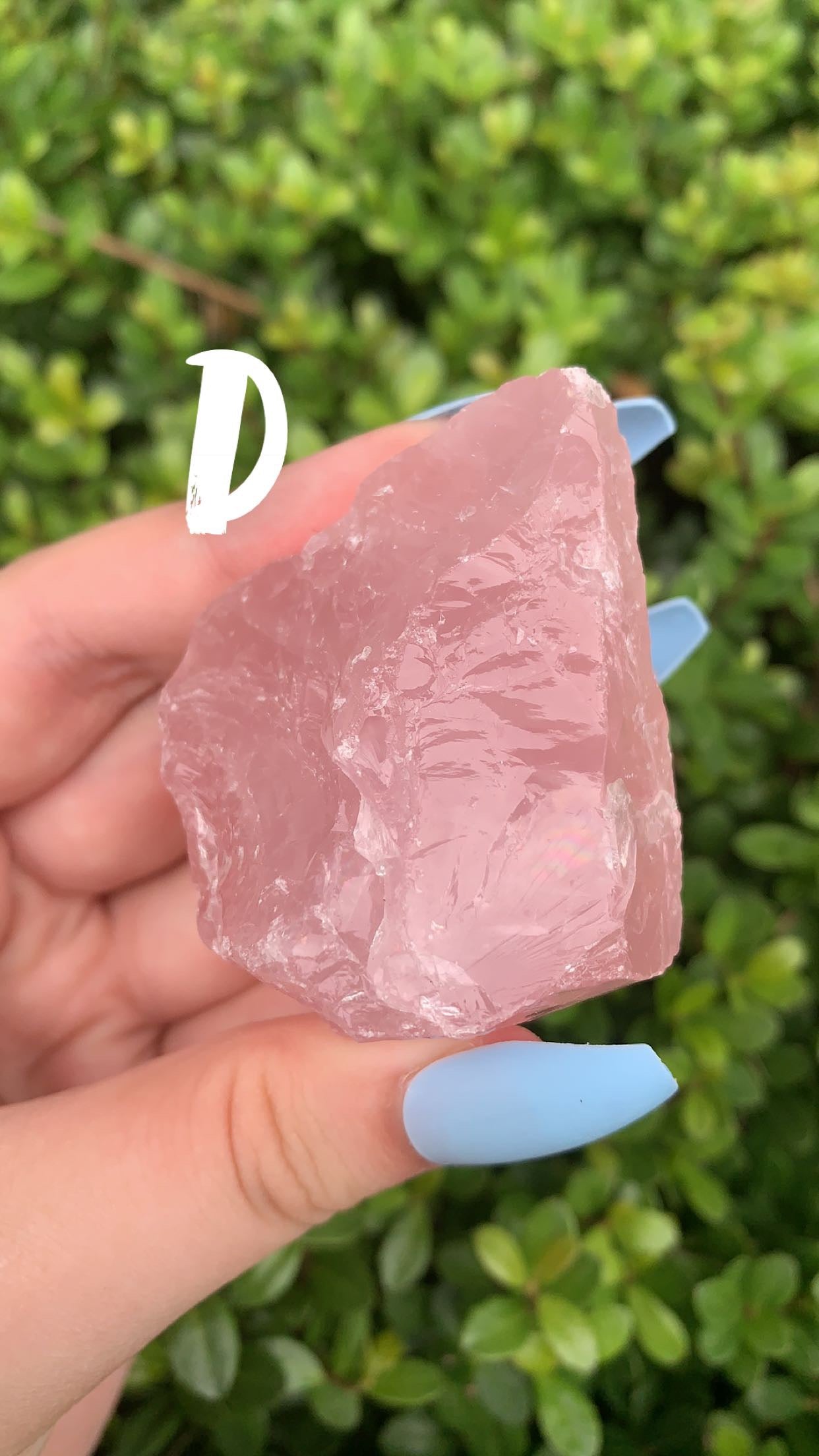 Large Raw Rose Quartz