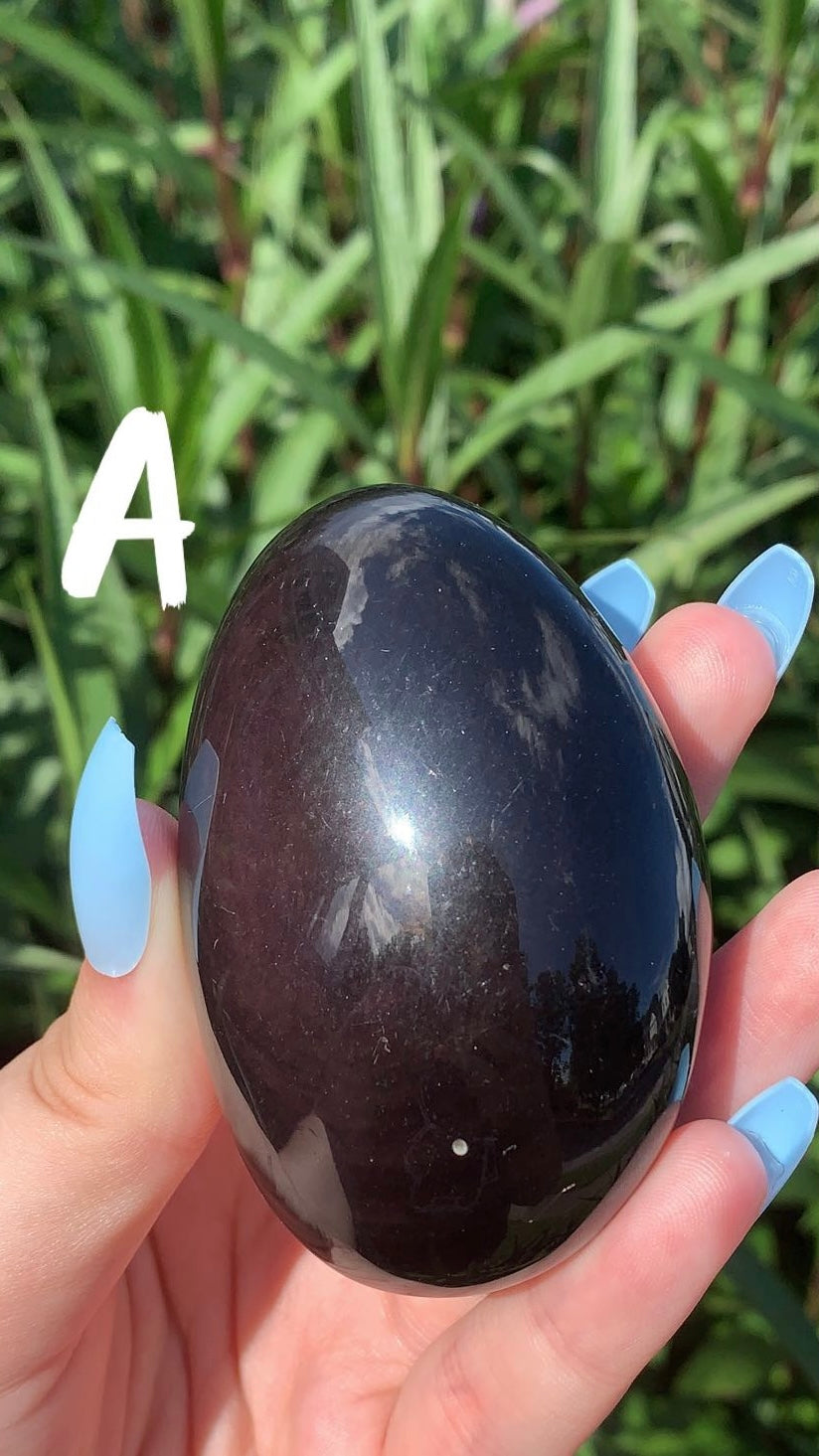 Rainbow Obsidian Palm Stone