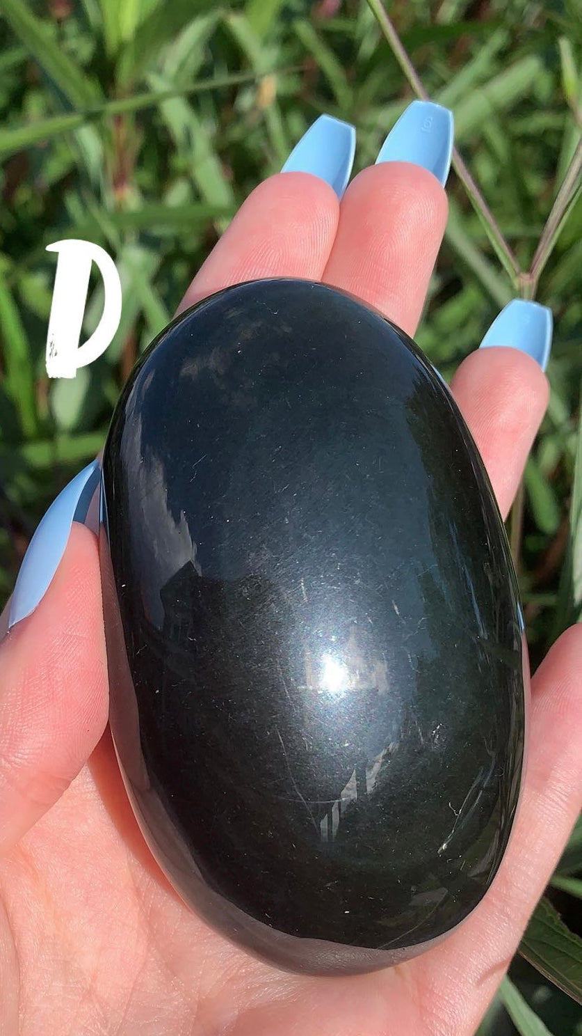 Rainbow Obsidian Palm Stone