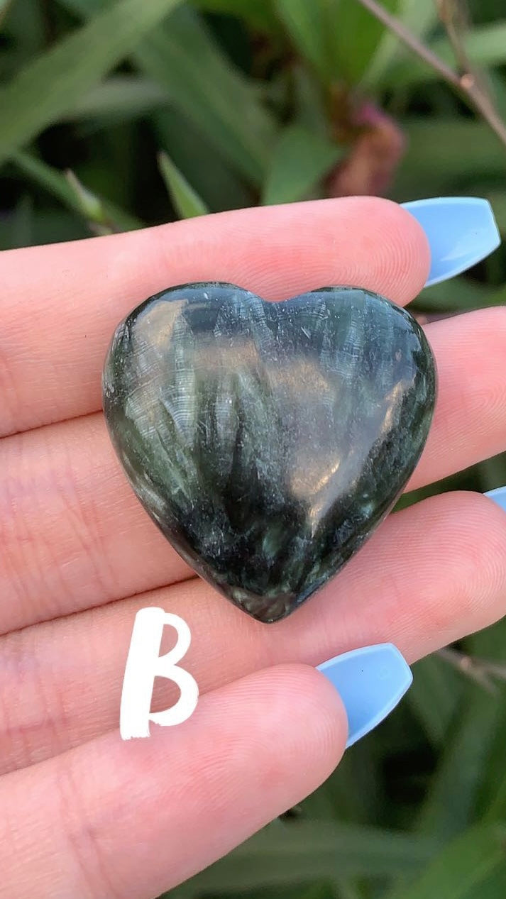 Green Seraphinite Cabochon