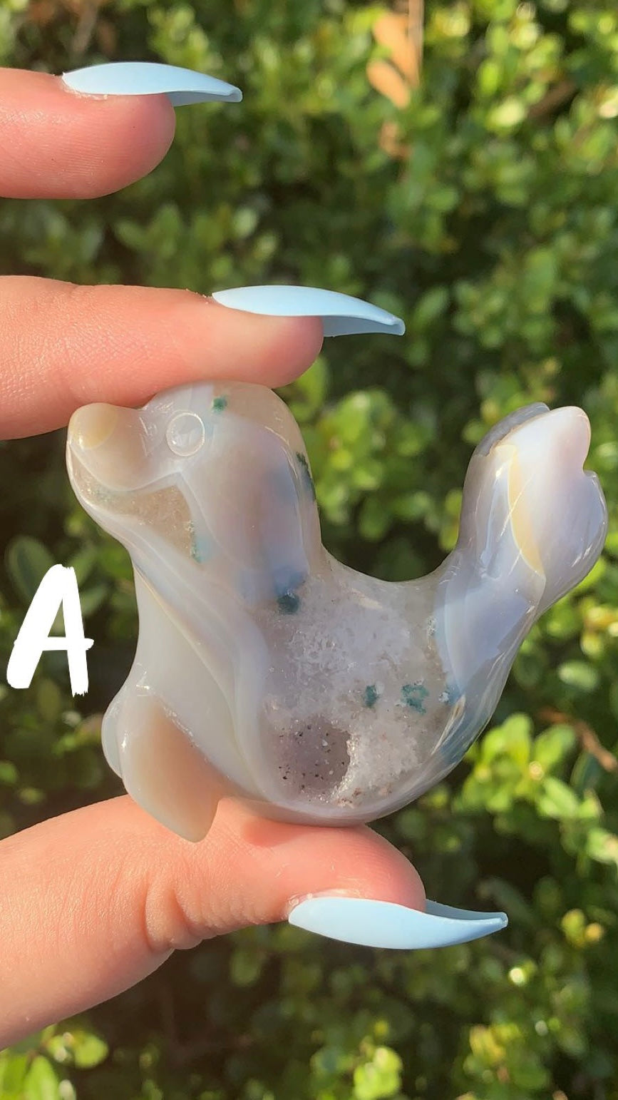 Druzy Agate Seal