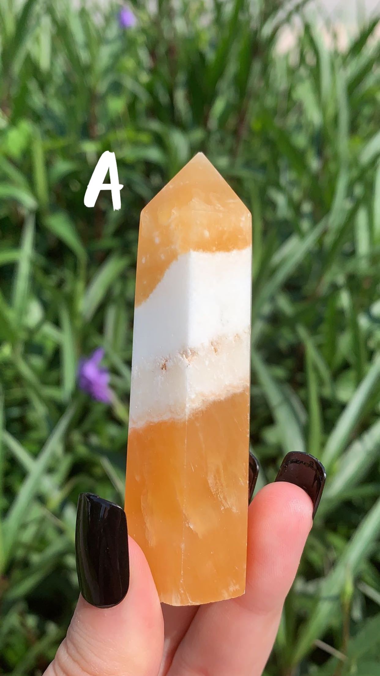 Orange Calcite Tower