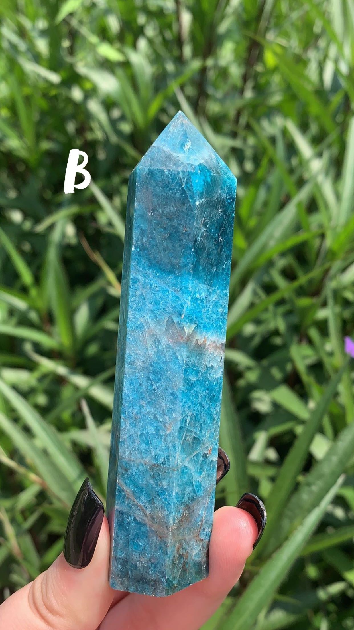 Blue Apatite Tower