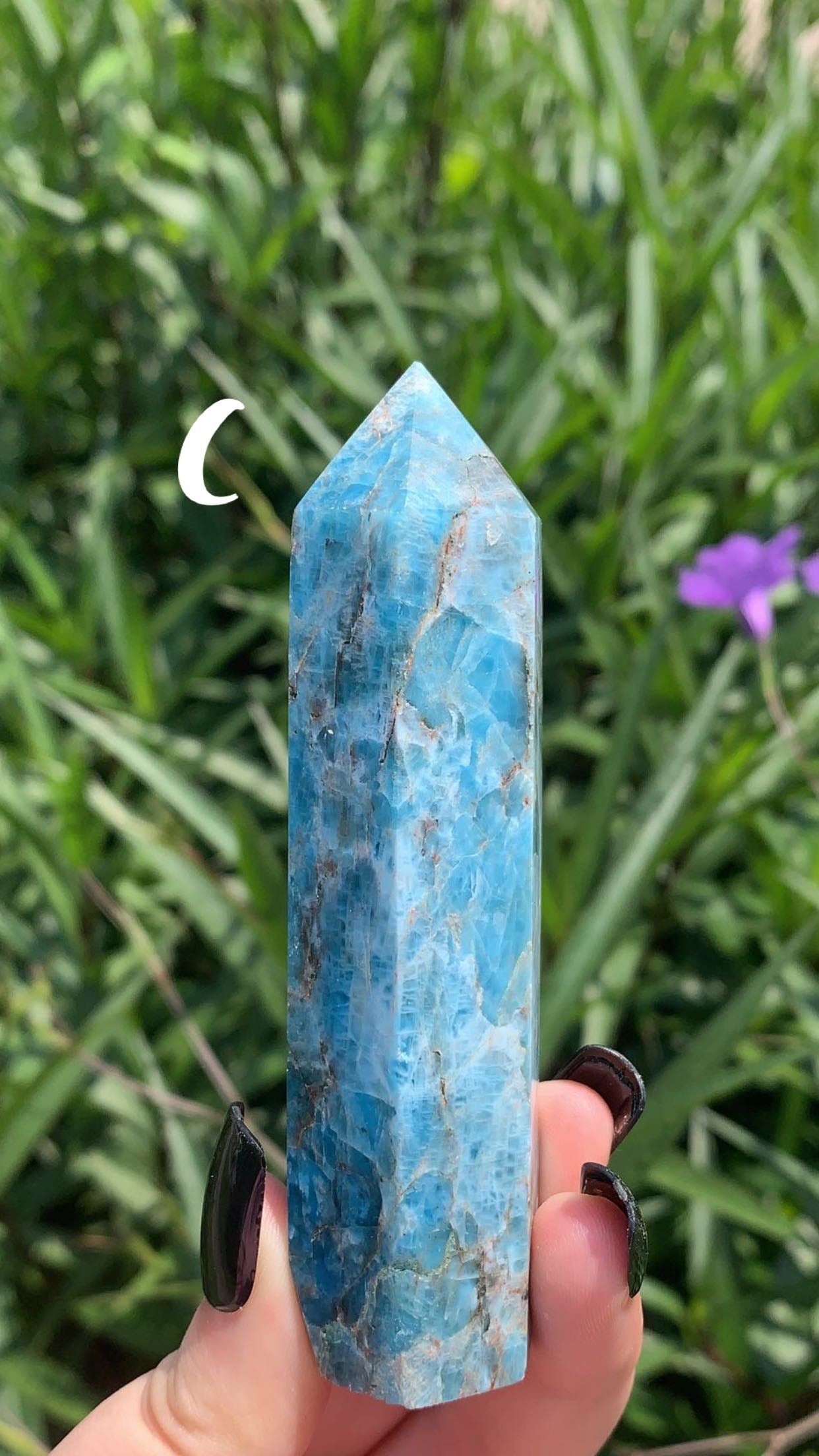 Blue Apatite Tower