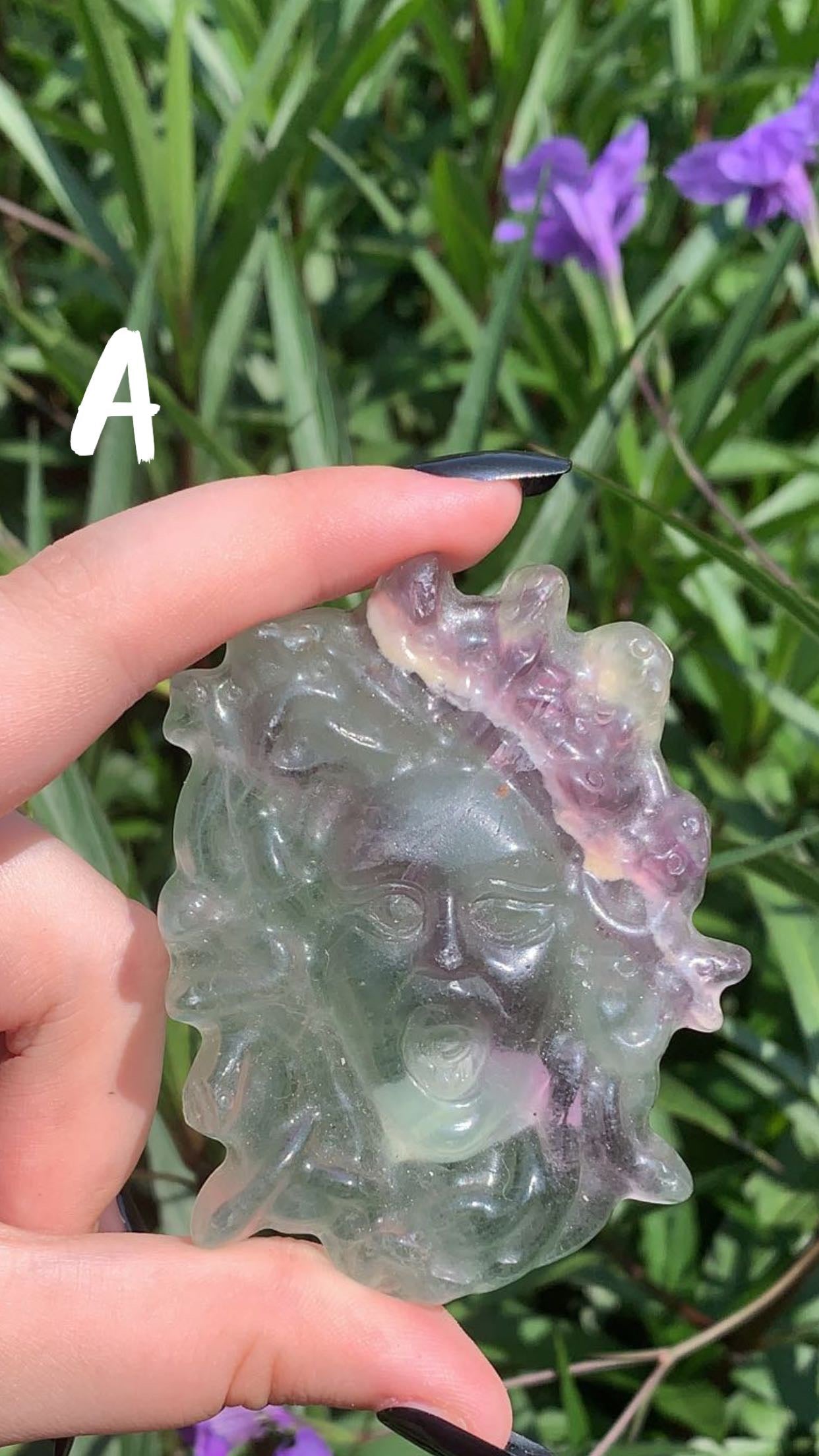 Small Fluorite Medusa