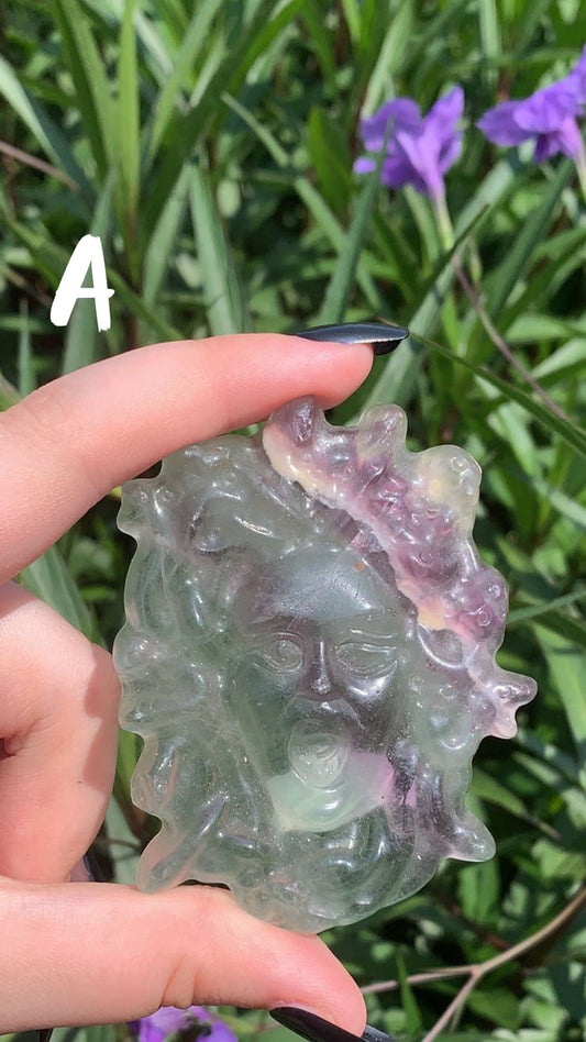 Small Fluorite Medusa