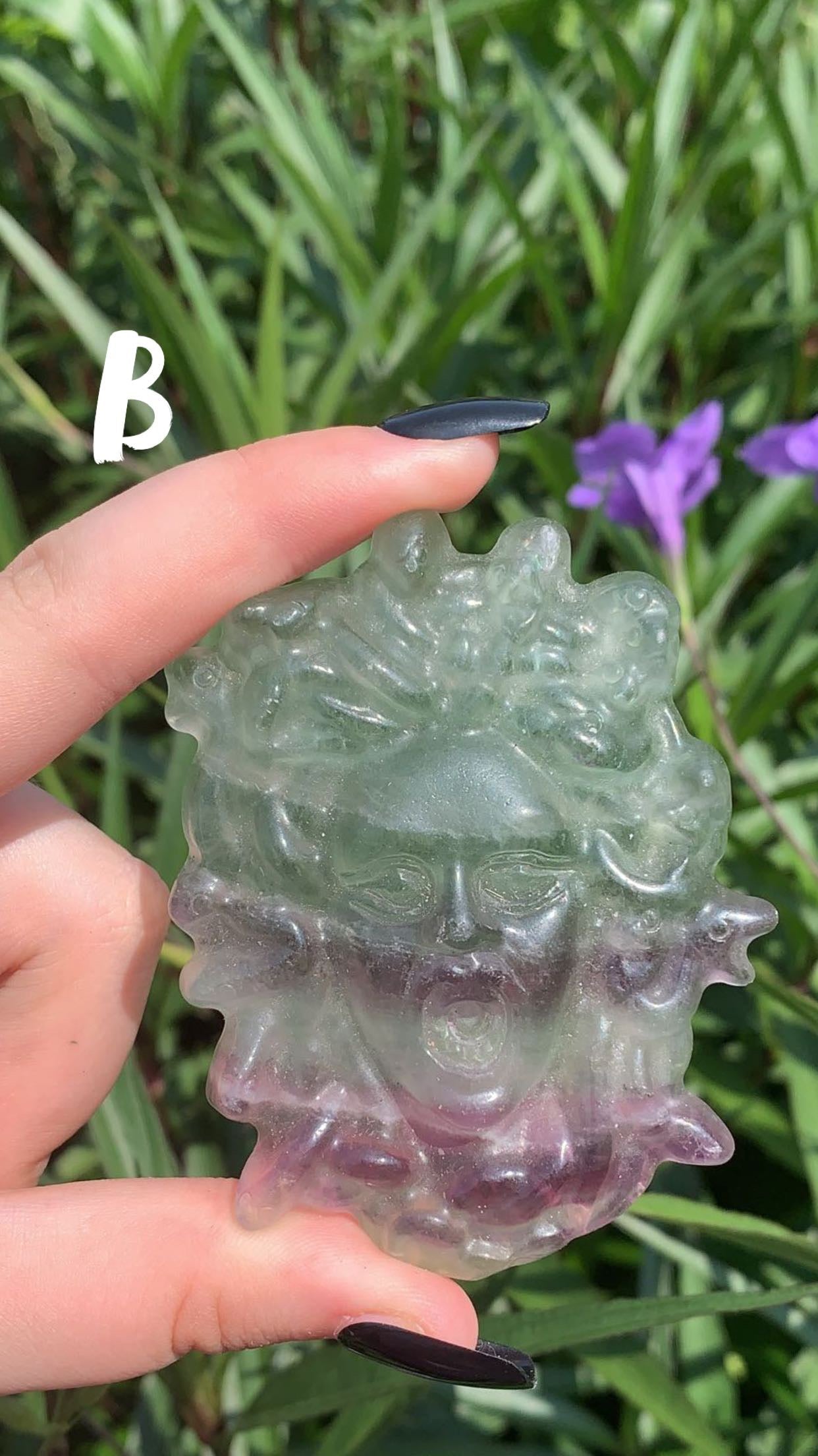 Small Fluorite Medusa