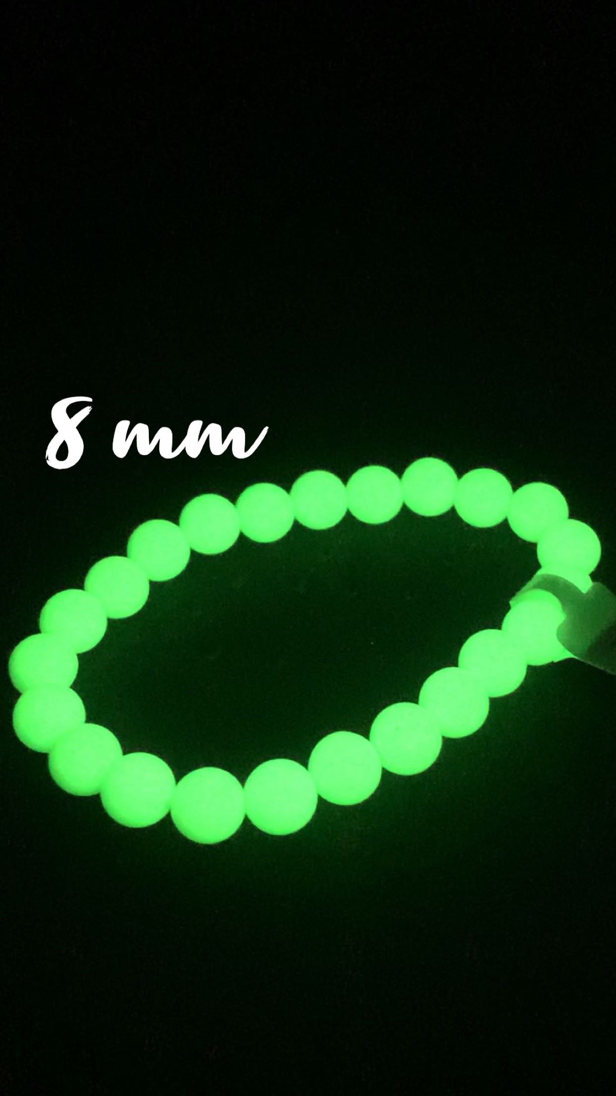 Green Luminous 8mm Bracelet