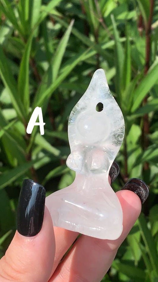 Clear Quartz Yoga Lady Body