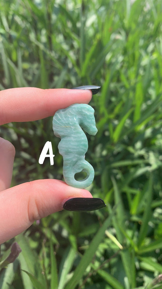 Amazonite Sea Horse